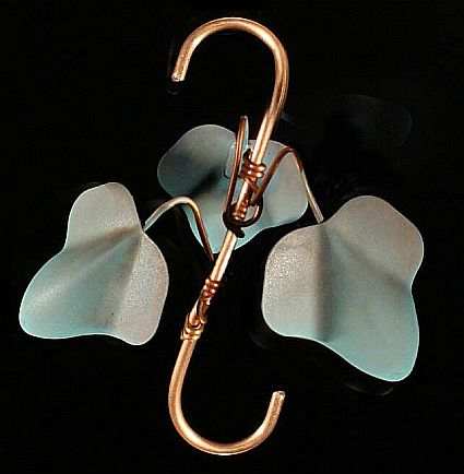 Copper Ivy Leaf Hanger 5"
