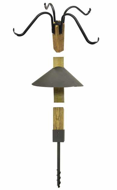 Achla 4x4 Post Kit with 4 Hangers