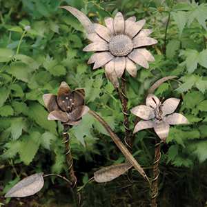 Achla Steel Flower Stake Set of 3