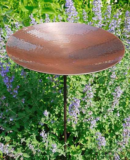 Achla Burnt Copper Bird Bath
