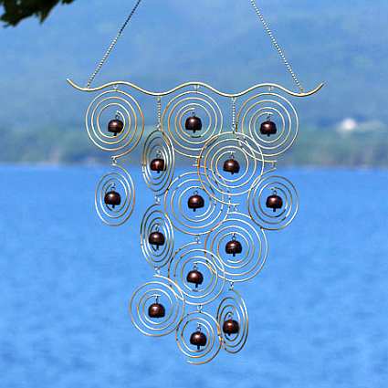 Bell Tapestry With Circles Wall Hanging