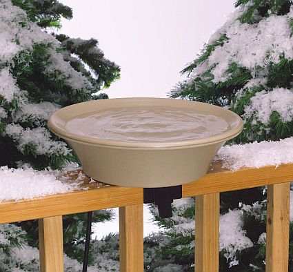 14" Four Seasons Bird Bath Heated