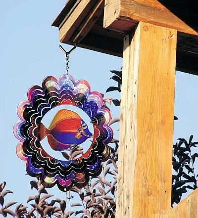 Kaleidoscope Angel Fish Purple EyCatcher Medium