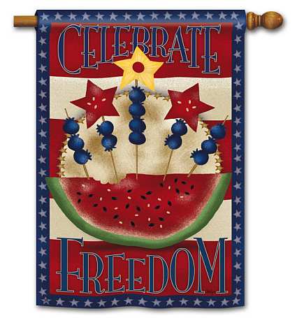 Breeze Art American Picnic Accent Flag