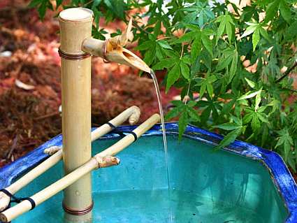Adjustable 18" Bamboo Water Spout and Pump Kit
