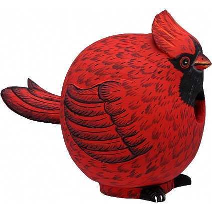For The Birds Cardinal Ball Bird House