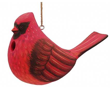 For The Birds Fat Cardinal Bird House