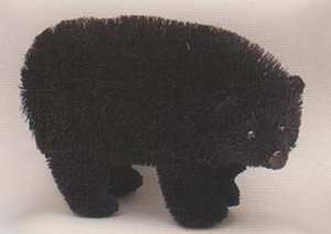 Brushart Bristle Brush Animal Black Bear 7"