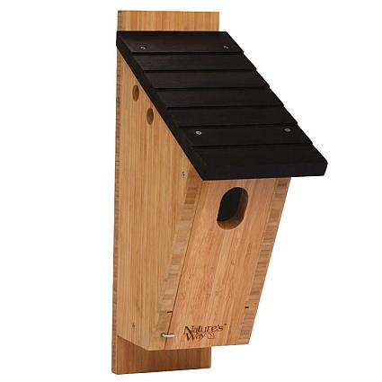 Bamboo Peterson Style Bluebird House