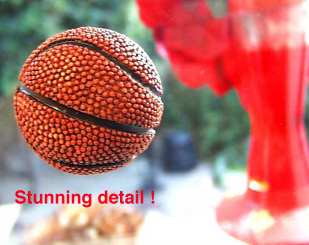 Basketball Fly Through Window Magnet