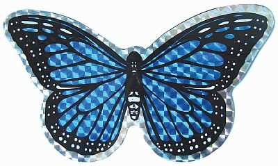 Screen Door Saver Blue Butterfly Small