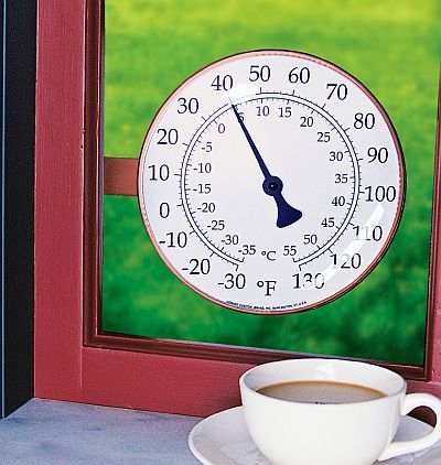 Large View Vermont Dial Thermometer