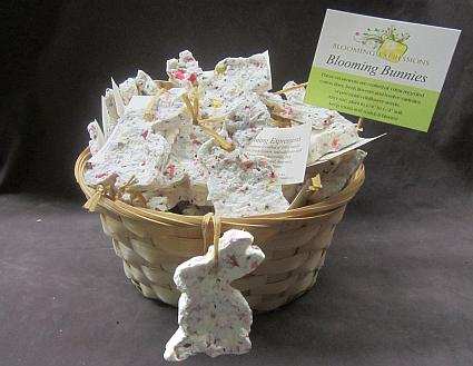 Blooming Expressions Basket of 50 Bunnies