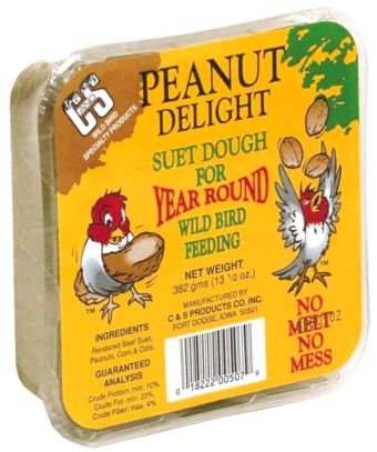 C&S Peanut Delight Suet Dough 6/Pack
