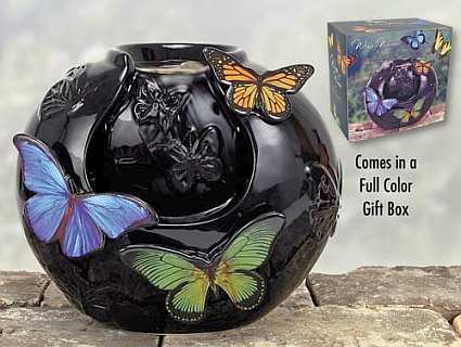 Butterfly Splendor Falling Waters Table Fountain