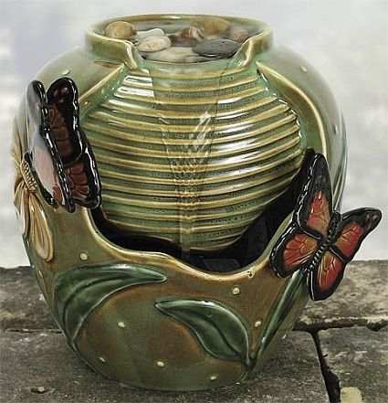 Butterfly Beauty Falling Waters Table Fountain