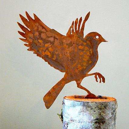 Elegant Bird Silhouette Flying Bluebird