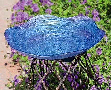 Glass Bird Baths