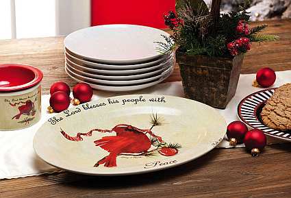 A Peaceful Christmas Serving Platter