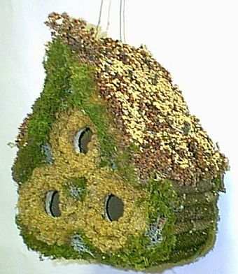 3 Roll Milo/Cookie Seed Edible Birdhouse