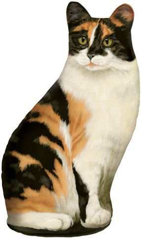 Calico Cat Doorstop