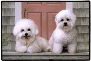 Bichon Frises Porch Doormat