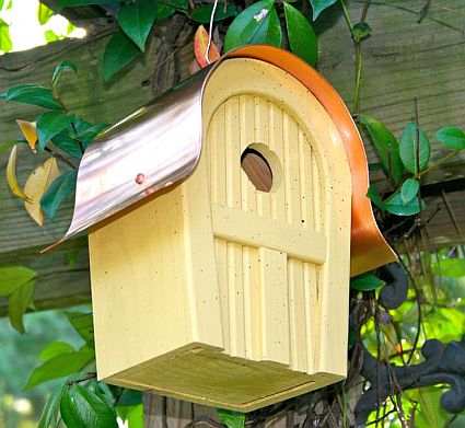 Twitter Junction Bird House Yellow
