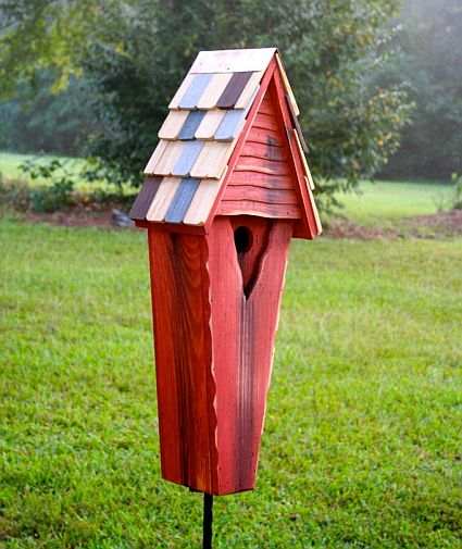 Air Castle Bird House Redwood