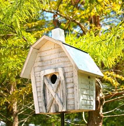 Rock City Bird House White