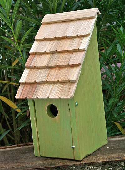 Bluebird Bunkhouse Bird House Green Apple