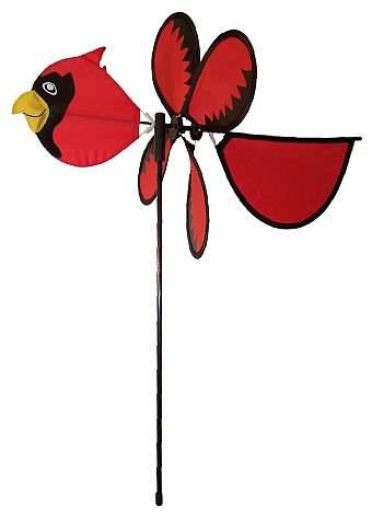 Baby Cardinal Mini Wind Spinner Set of 3