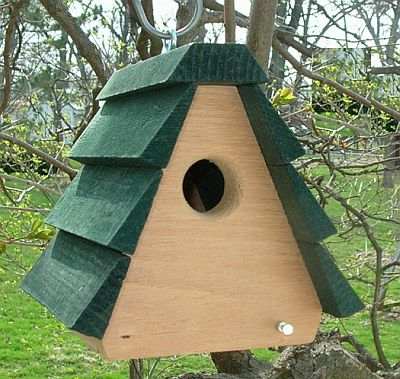 A-Frame Wren House Twin Pack