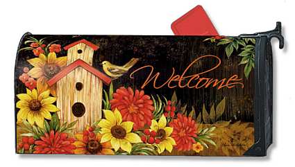 Autumn Birdhouse MailWrap