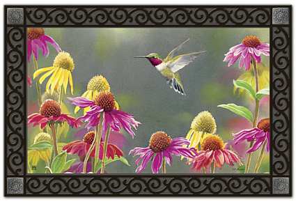 hummingbird heaven matmate doormat insert interchangeable hummingbird heaven matmate doormat insert interchangeable