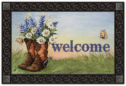 Boots 'n Bonnets MatMate Doormat