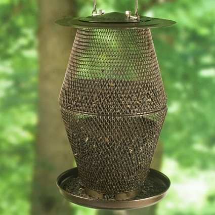 No/No Bronze Lantern Collapsible Wire Mesh Feeder