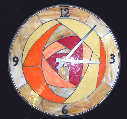 Glascow Rose Clock