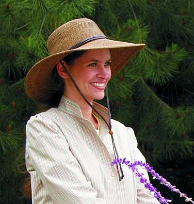 Sloggers Wide Brim Sun Protection Hat Dark Brown
