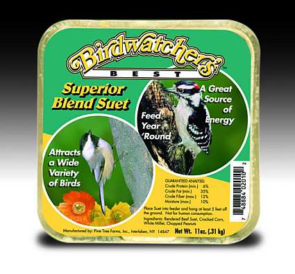 Birdwatcher's Best Superior Blend Suet Cake 12/Pak