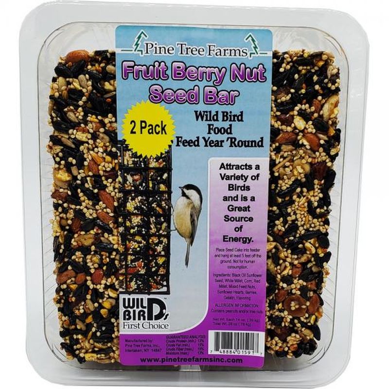 Fruit Berry Nut Seed Bar Cake 14 oz 4/Pack