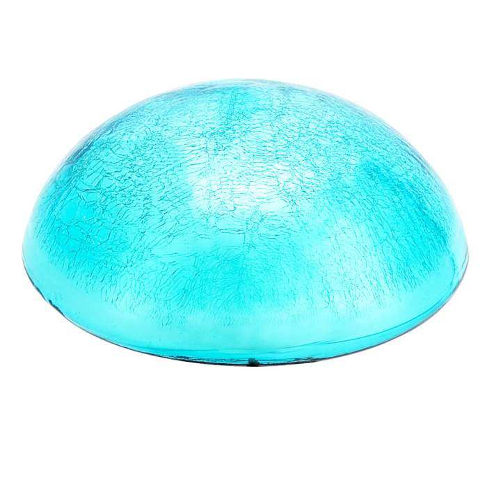 Achla Crackle Glass Toadstool Teal