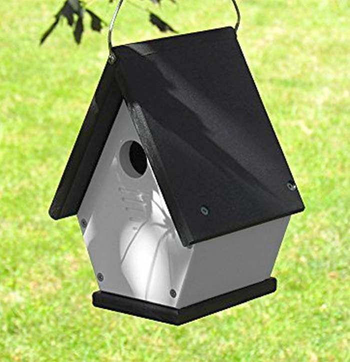 Chateau Recycled Plastic Wren House White/Black