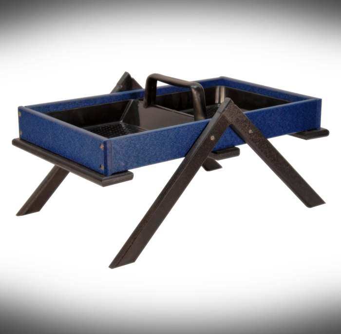 Recycled Poly Large Tray Ground Feeder Blue