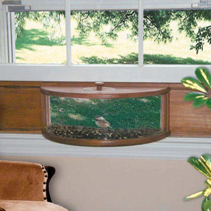 Conservation Bread Box In House Window Bird Feeder With 2 Way Mirror Conservation Bread Box In House Window Bird Feeder With 2 Way Mirror At Garden