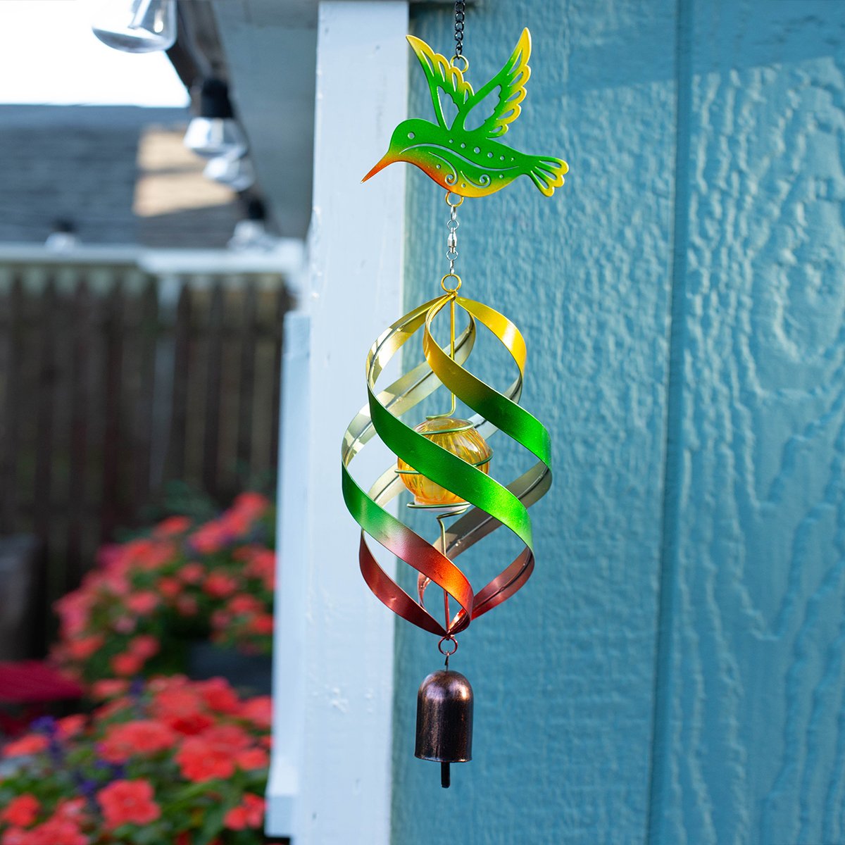 Windweaver Solar Spinner Hummingbird Set of 2