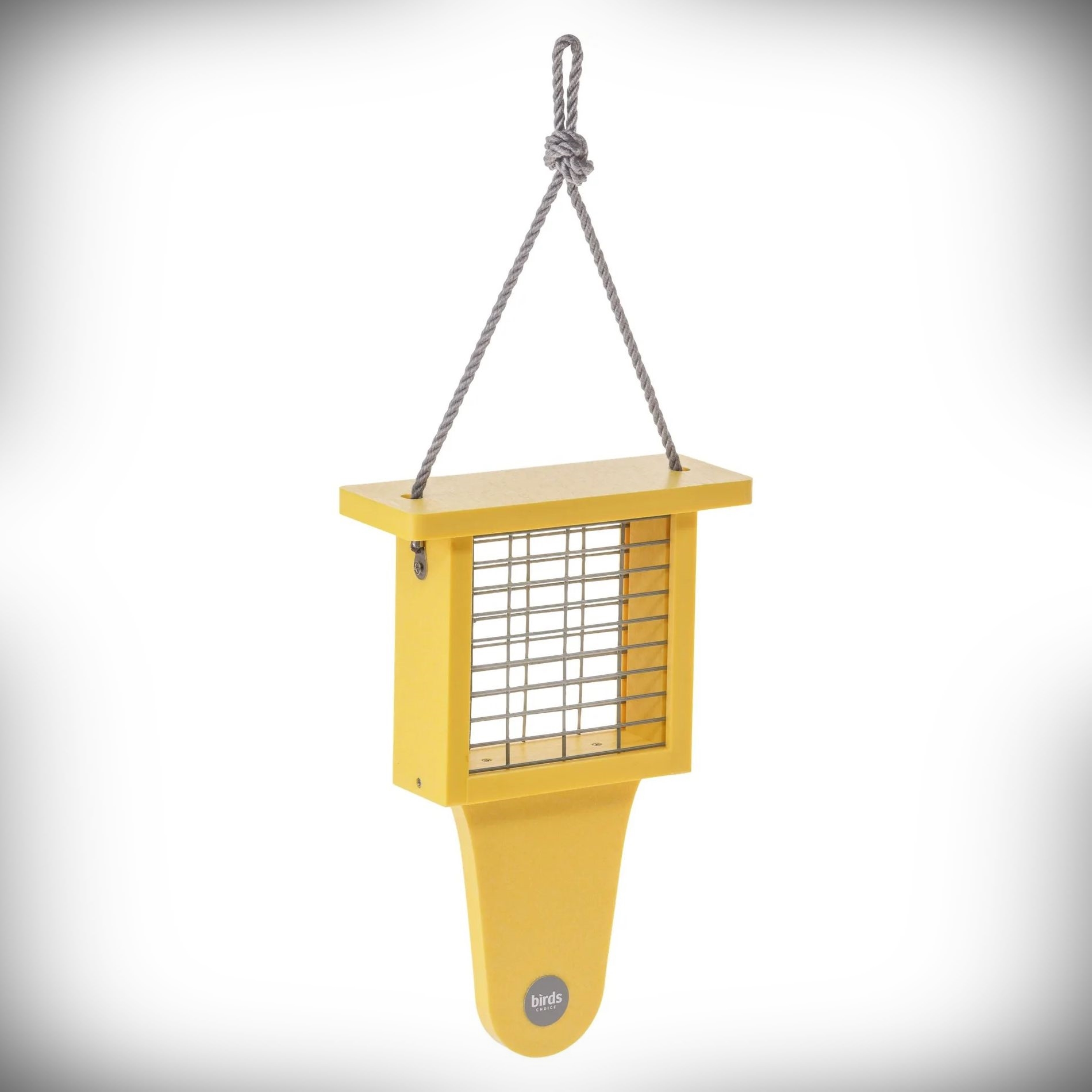 Color Pop Recycled Tail-Prop Suet Feeder Yellow