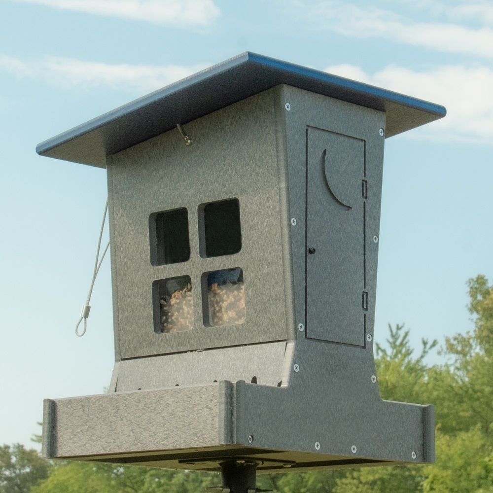 Recycled Poly Large Outhouse Bird Feeder