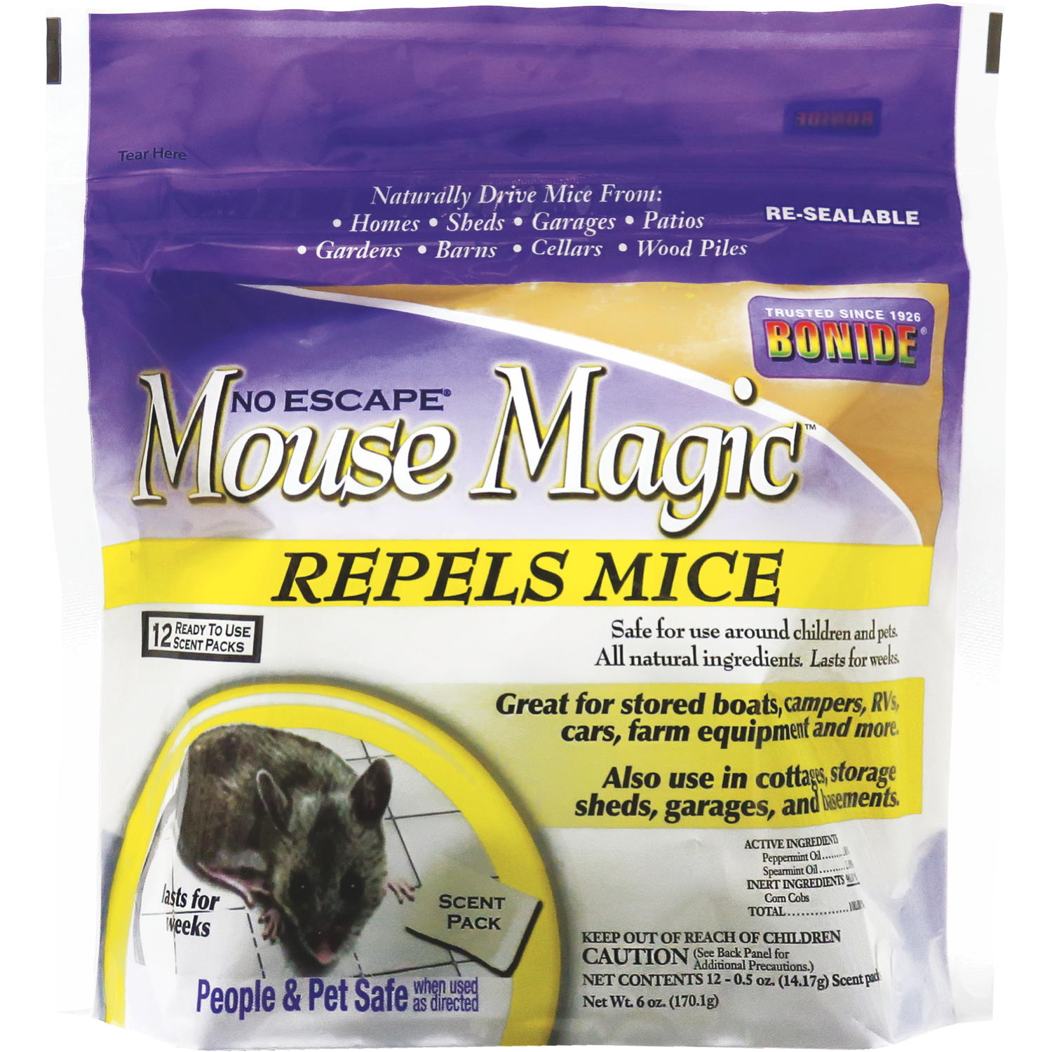 Mouse Magic Ready to Use Scent Packs 12/Pack