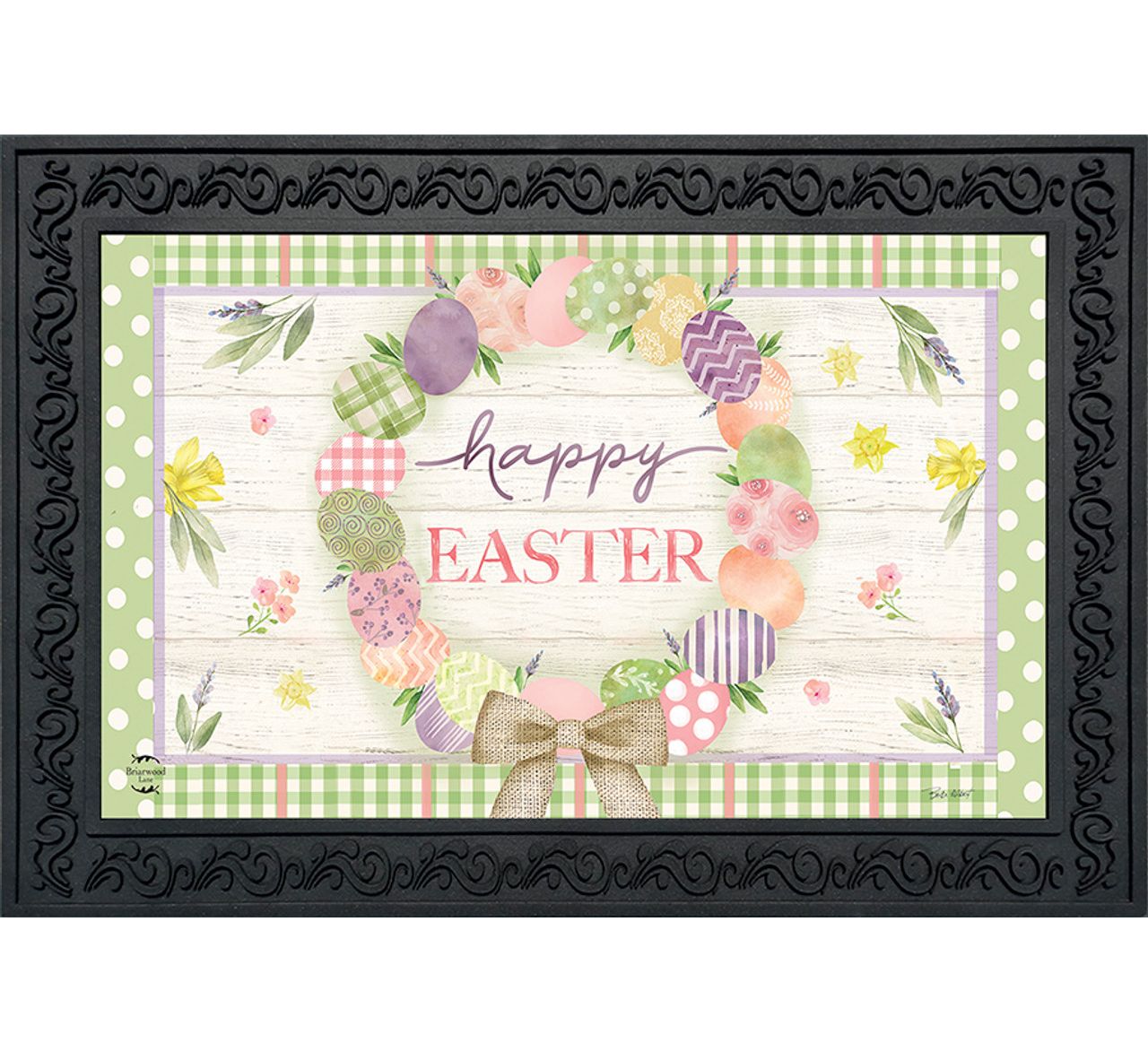 Briarwood Easter Egg Wreath Doormat