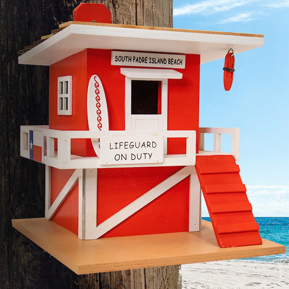 South Padre Island Lifeguard Shack Birdhouse